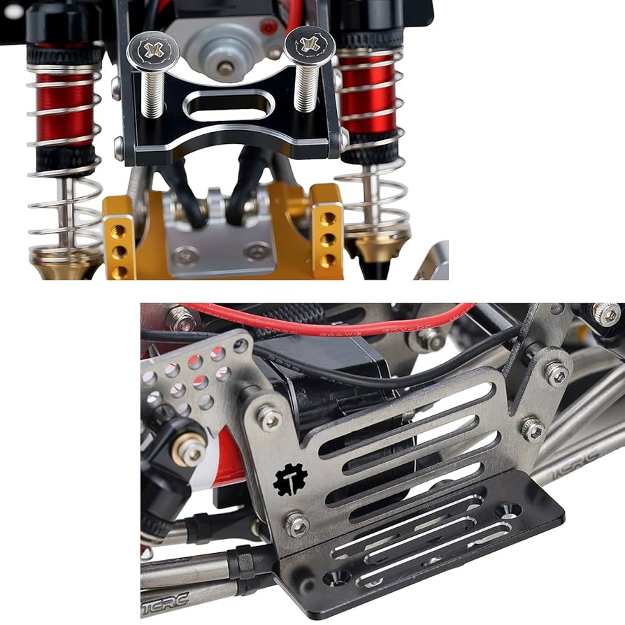 トイガン KSC GI18C RAILED FRAME Amazon.com: TCRC GR5 Titanium LCG Chassis Kit Frame Rail for